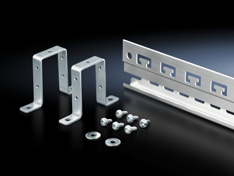 Rittal EMC Mounting Rail 1000mm Aluminum C-Profile - 2388050