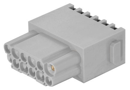 Harting Han DD Schnellverschluss 12-Kontakt Weibliches Modul 10A - 09140122734 [2 Stück]