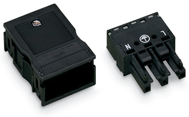 Wago 770-103 3-poliger Weiblicher Stecker Mit Zugentlastung - 770-103 [2 Stück]