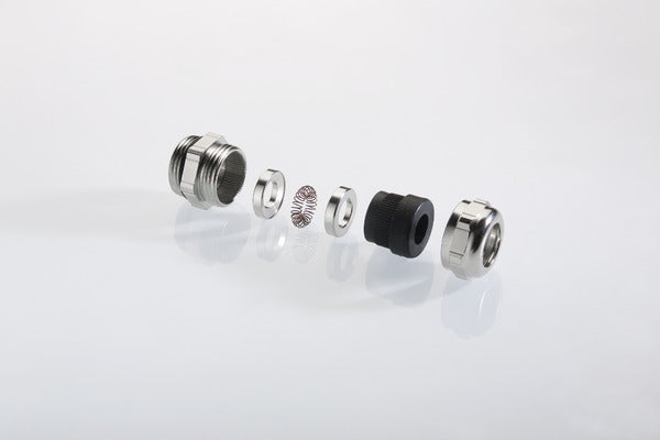 Pflitsch EMC Kabelverschraubung PG29 Messing Vernickelt - 15520S18