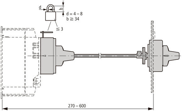 Hauptschalter Montagesatz NZM3 Mit Extra Drehgriff - 119000