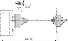 Hauptschalter Montagesatz NZM3 Mit Extra Drehgriff - 119000