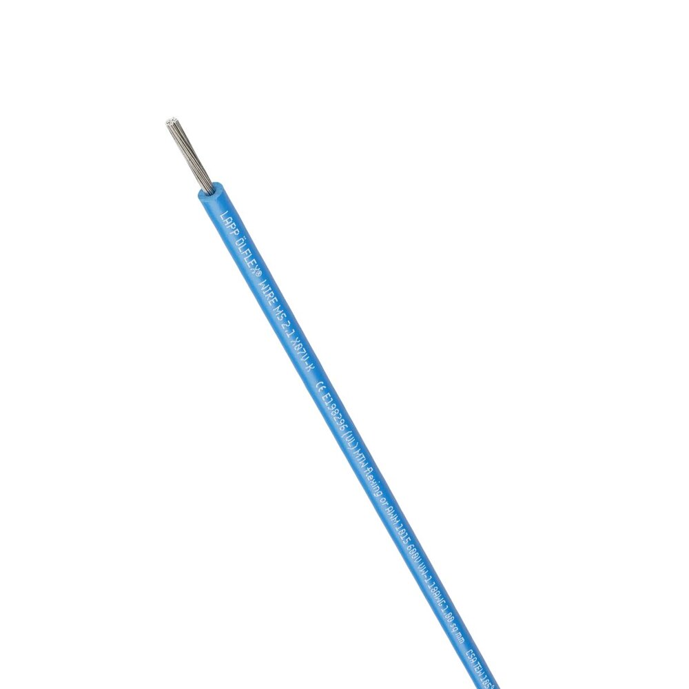 Multi Standard Einadriges PVC Kabel 1mm² Blau 100M - 4160302 [100 Meter]