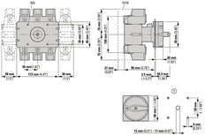 P5 160A Not-Hauptschalter 3P+N Unterputz - 280924