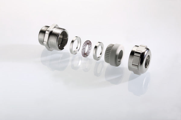 Pflitsch EMC Kabelverschraubung M63 Messing Vernickelt - 2637551S21