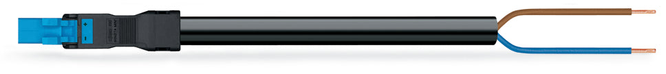 Pre-Assembled Connecting Cable 2x1.5mm² Blue 3M - 891-8382/266-301