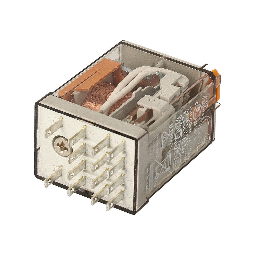 Finder 55.34 Industrielles Relais 4CO 7A 24VAC Mit Testtaste - 55.34.8.024.0040