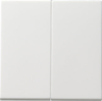 Gira System 55 Doppelter Wippenschalter Weiß - 091503