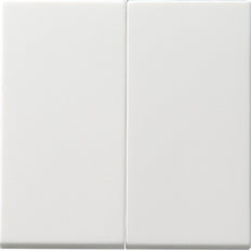 Gira System 55 Doppelter Wippenschalter Weiß - 091503