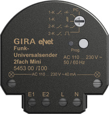 Gira ENet 2-Kanal Mini Universal Drahtloser Sender - 545300