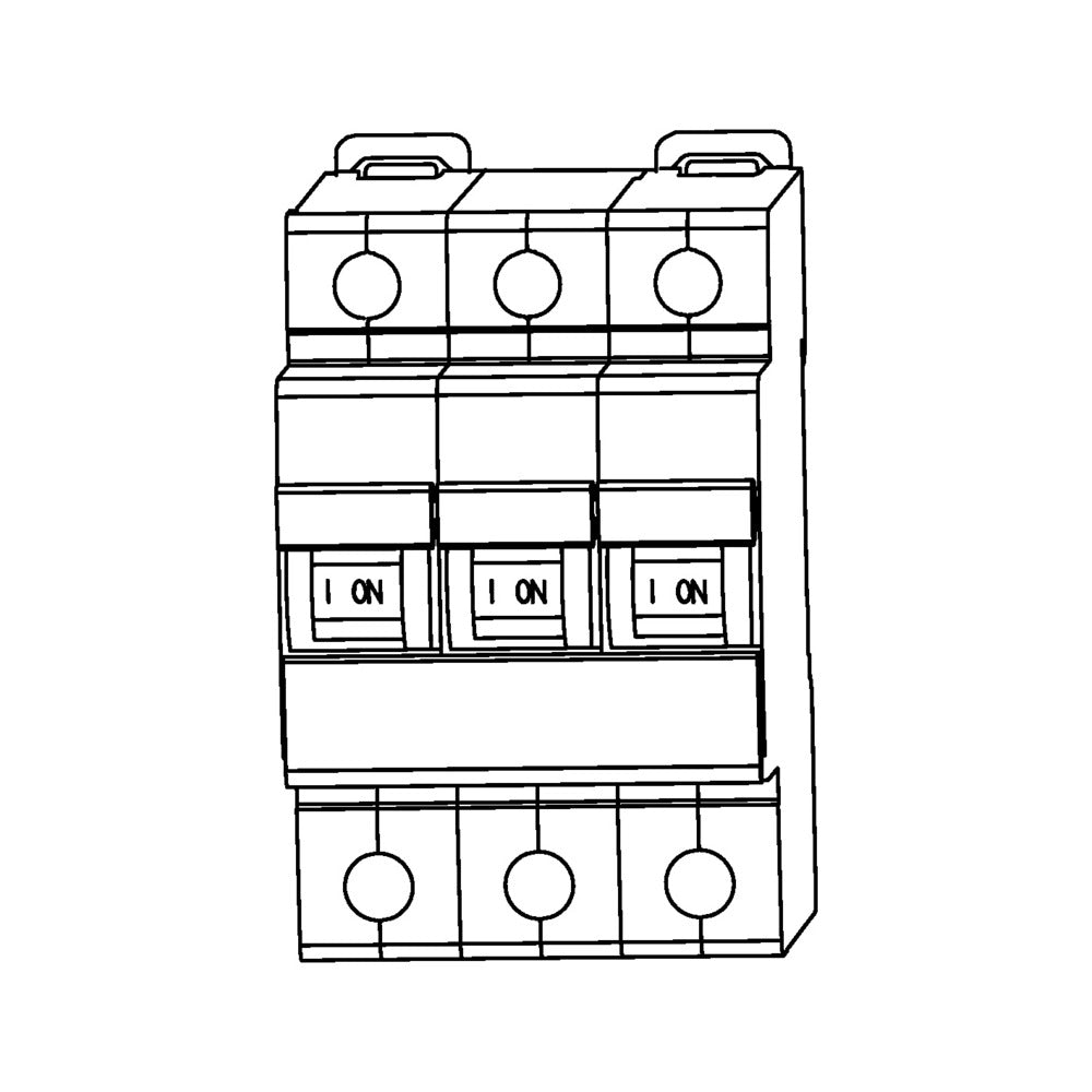 Doepke DLS 6i 32A 3-Poliger Sicherungsautomat 10kA C-Kurve - 09916296