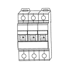 Doepke DLS 6i 32A 3-Poliger Sicherungsautomat 10kA C-Kurve - 09916296