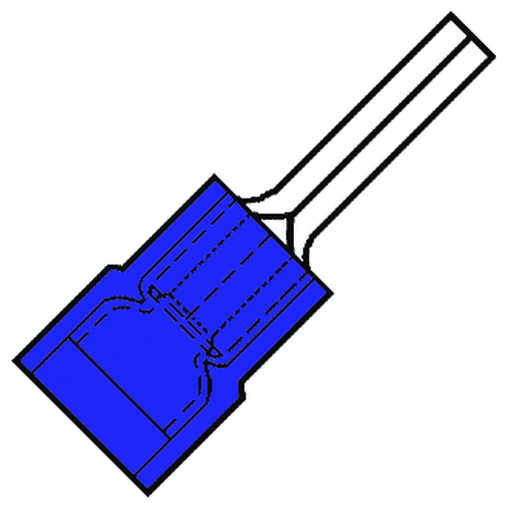 Isolierte Stiftklemme M9 Blau Nylon 1.5-2.5mm² - 156656 [100 Stück]