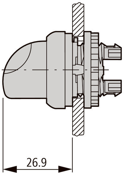 Eaton RMQ-Titan Illuminated Selector Switch 2-Position Red - 216814
