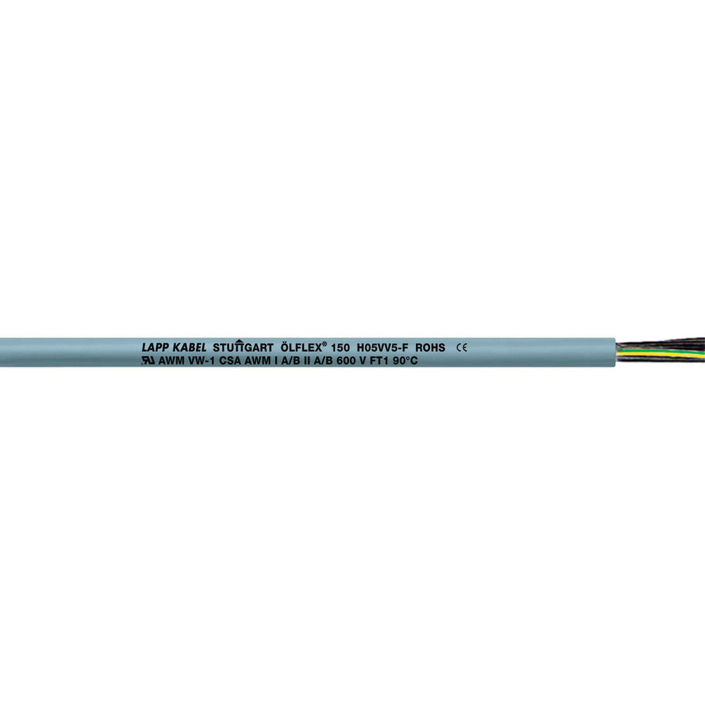 OLFLEX 150 Control Cable 5G0.5mm² PVC UL/CSA - 0015005 [20 Meters]