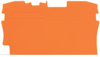Wago TopJob S 2004 End- Und Trennplatte Orange - 2004-1292 [20 Stück]