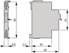 Eaton Faz Xam002 Hilfskontaktschalter 2W - 262414