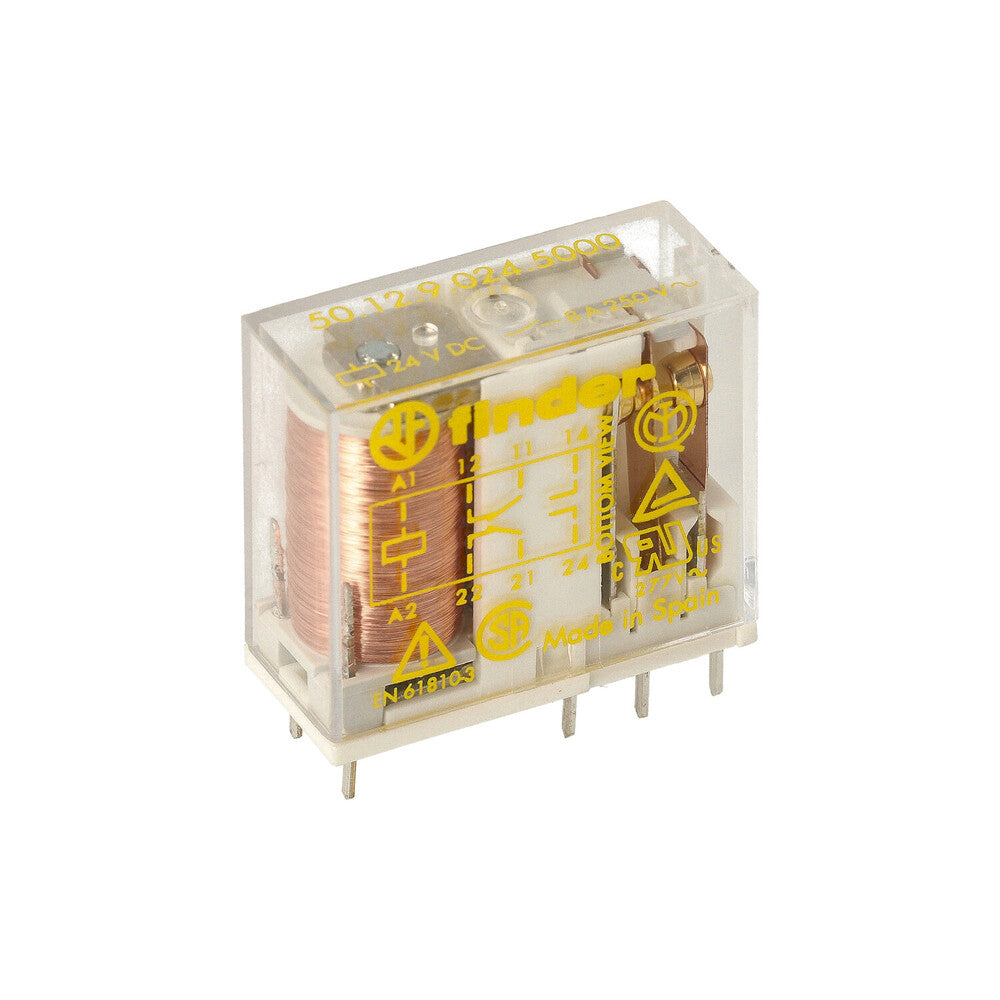 Finder Sicherheitsrelais 24VDC 8A Doppel CO Kontakt - 50.12.9.024.5000