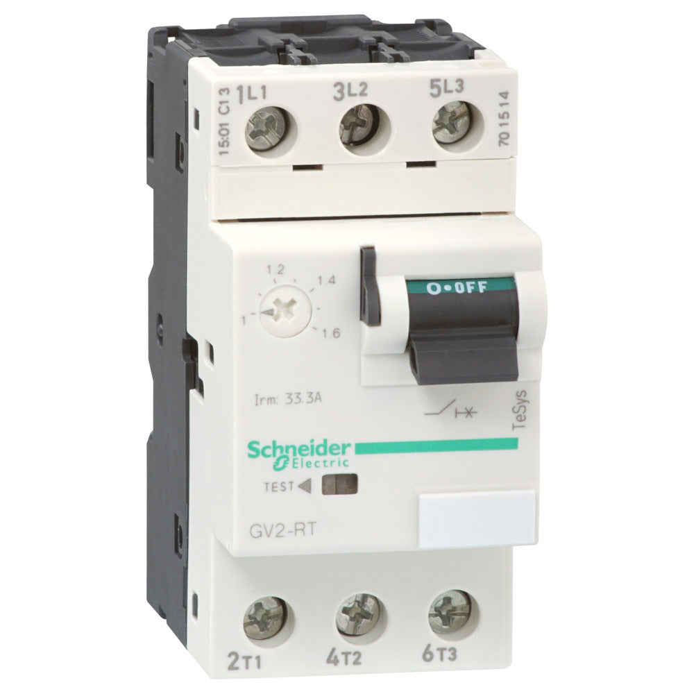 Schneider TeSys GV2RT07 Motor Circuit Breaker 1.6-2.5A - GV2RT07