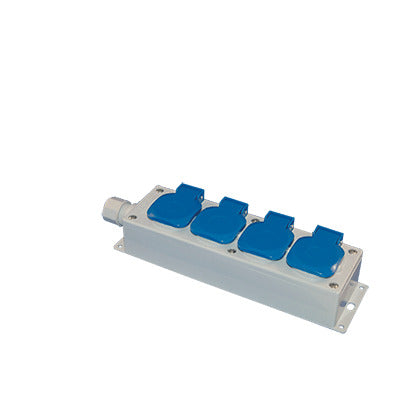 Hateha BD16 4-Outlet Protected Power Distribution Box - 12.814.000