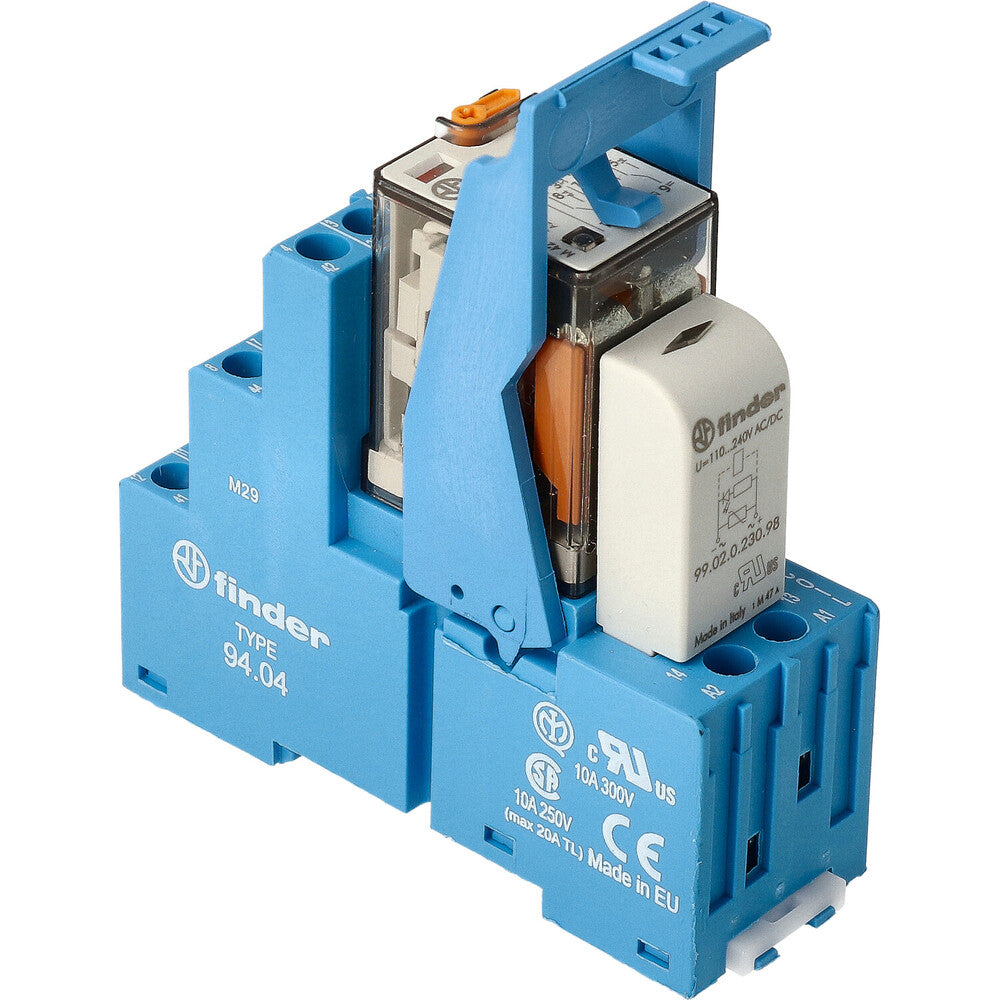 Finder 4CO Schnittstellenrelais 7A 230VAC Mit LED - 58.34.8.230.0060