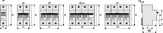 Eaton 80A 3P+N Circuit Breaker C-Characteristic 25kA - 211803
