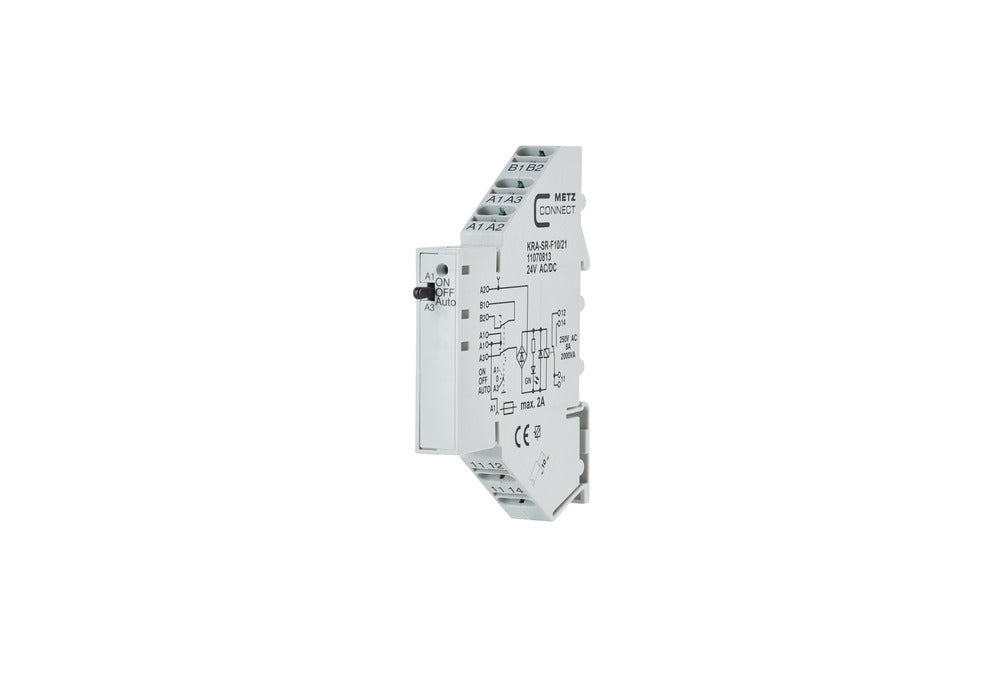 Metz Connect KRA-SR Schnittstellenrelais 24V AC/DC SPST - 11070813