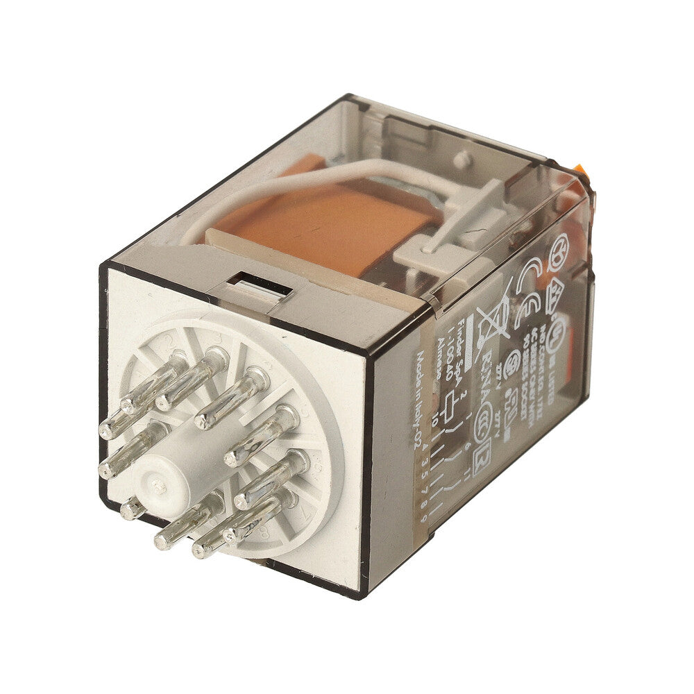 Finder 10A Industrielles Steckerrelais 24VAC 3CO AgNi - 60.13.8.024.0040