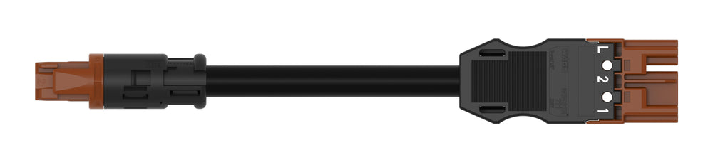 WAGO ECA MIDI 3-Poliger Adapterkabel 3M Braun - 774-9973/1506-305