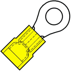 M10 Isolierte Ringklemme 4-6mm² Nylon SuperPidg - 156495 [100 Stück]