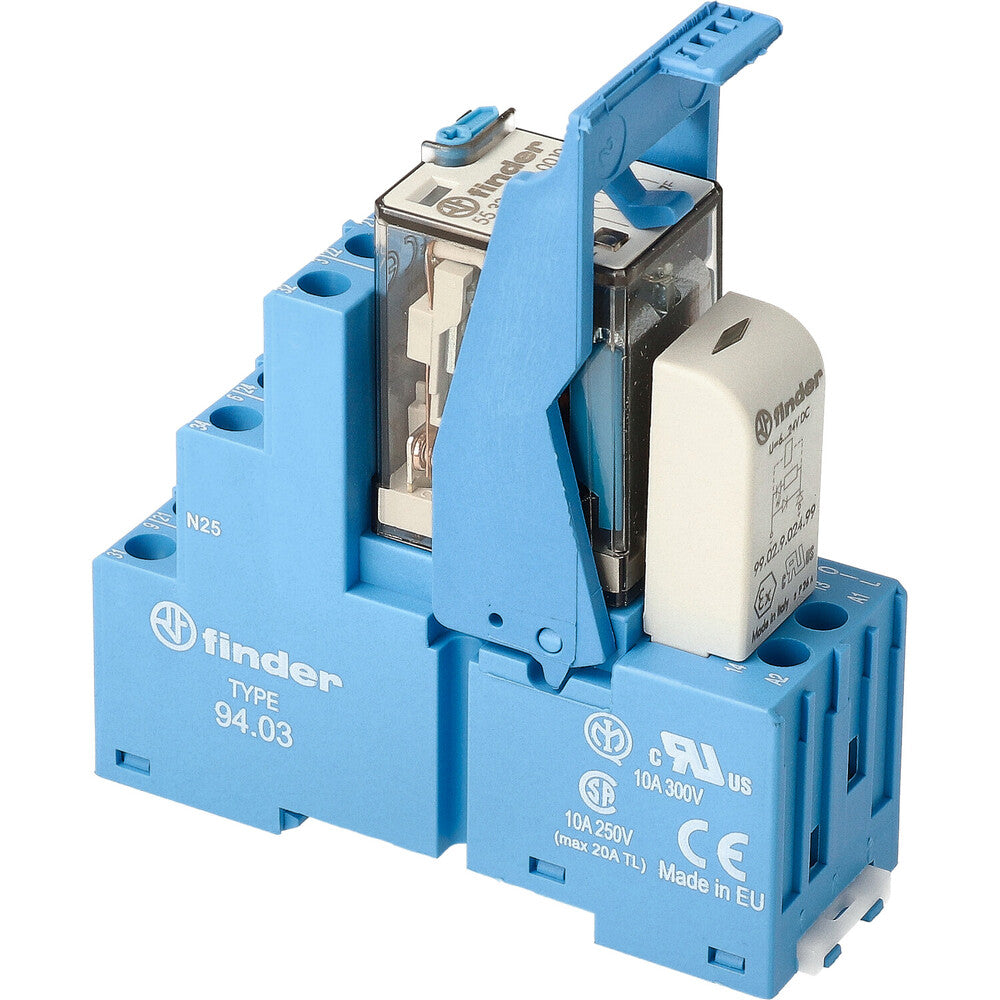 Finder 58.33 24 V DC Schnittstellenrelaismodul 3CO 10A - 58.33.9.024.0050