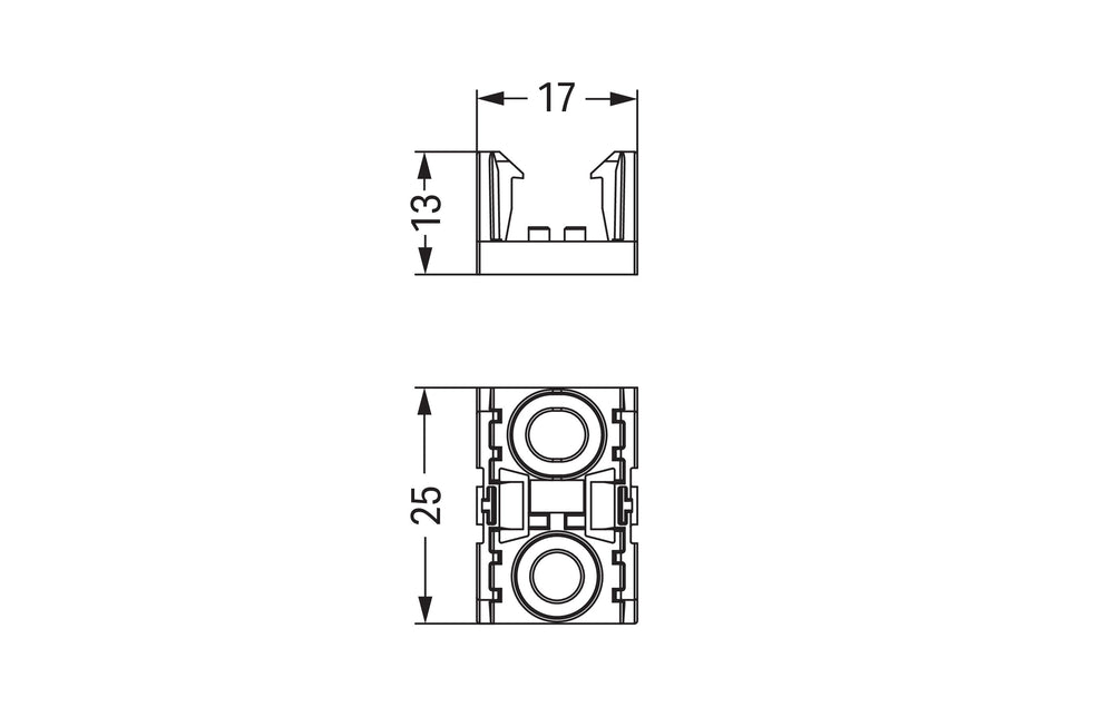 Wago 890-1622 2 Polige Verteilung Montageplatte Schwarz - 890-1622 [10 Stück]