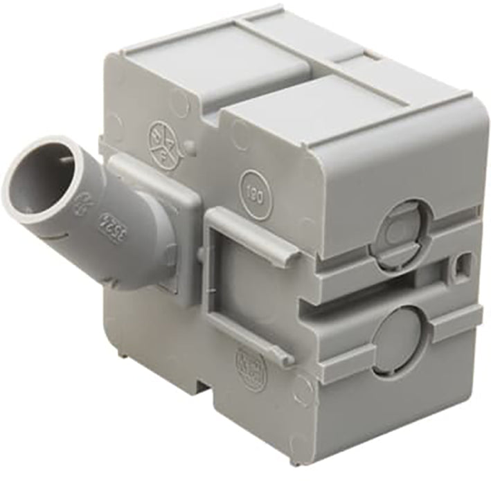 Wandanschlussdose 16mm 40mm Tief Mit Kabeleingang - 7126.310 [2 Stück]