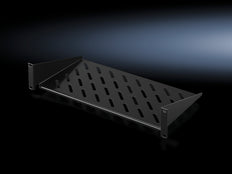 Rittal 19 Inch Fixed Server Rack Shelf 2U 25kg 250mm - 5501615