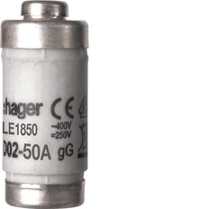 Hager D02 Sicherungseinsatz 50A 400V Mit Anzeige - LE1850 [10 Stück]