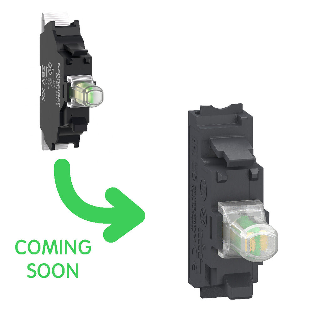 Schneider Electric Harmony ZB Weißer LED Lichtblock 230V AC - ZBVM15