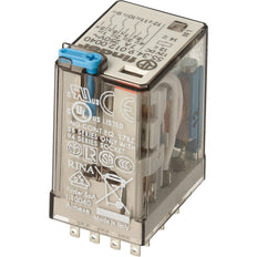 Finder 55.34 Industrielles Relais 4CO 7A 12VDC Mit Testtaste - 55.34.9.012.0040