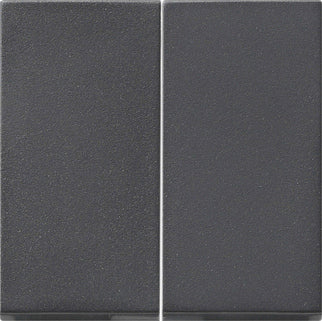 Gira System 55 Doppelwippe Abdeckung Anthrazit - 091528