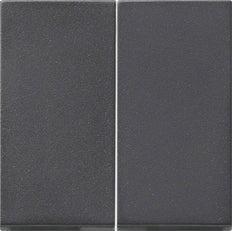Gira System 55 Doppelwippe Abdeckung Anthrazit - 091528