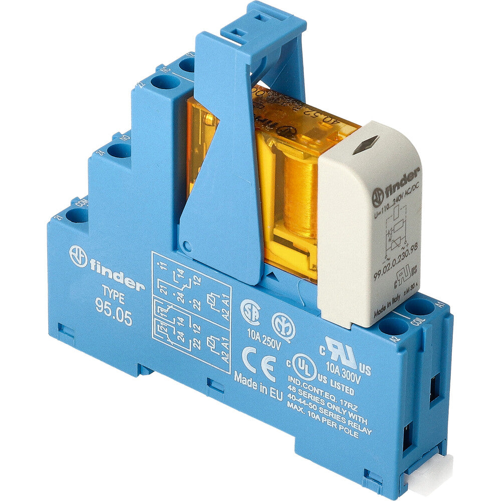 Finder 48.52 Schnittstellenrelaismodul 8A 230VAC - 48.52.8.230.0060
