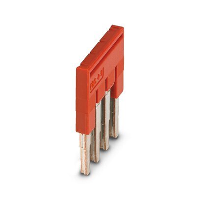 Phoenix Contact 4-Poliger Brückenstecker FBS 4-5 Rot - 3030187 [5 Stück]