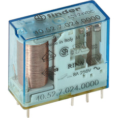 Finder 40.52 PCB Relais 24VDC 8A Dual CO AgNi - 40.52.7.024.0000