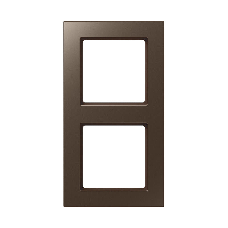 Jung A Kreation Doppel Abdeckung Rahmen Mocha - AC582MO