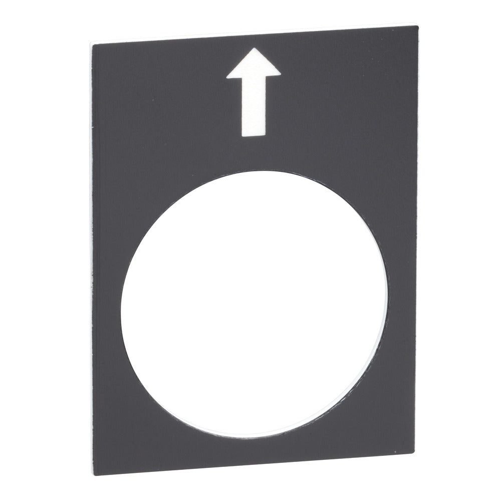 Harmony Schwarzes Linkes Pfeil Etikett 30x40mm - ZB2BY2910 [5 Stück]