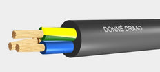 Schwarzes Gummistromkabel 3G2.5mm² 100M Rolle - 020697 [100 Meter]