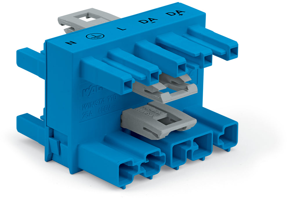 Wago 770-618 5-Poliger Verbindungsstecker 3-Wege Blau - 770-618