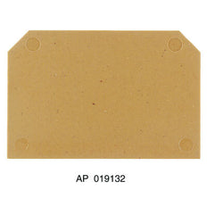 Endplatte Für Weidmuller Anschlussblock 54x3mm - 0191320000 [5 Stück]