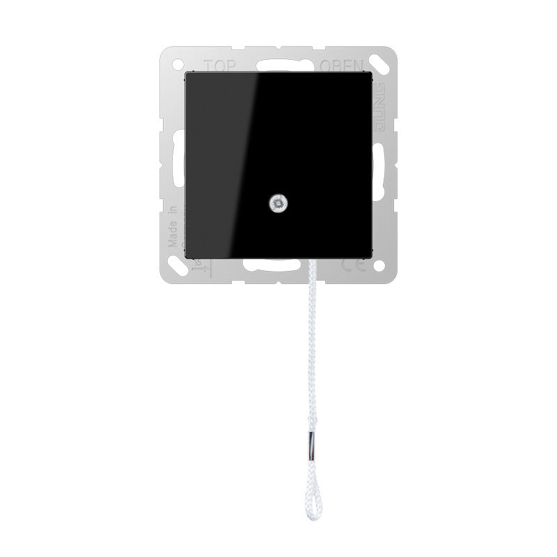 Jung A500 Zugschalter 10A 250V Schwarz - A506BFNUZSW