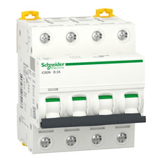 Schneider Electric Acti9 Ic60N 4P B2A Sicherungsautomat - A9F73402