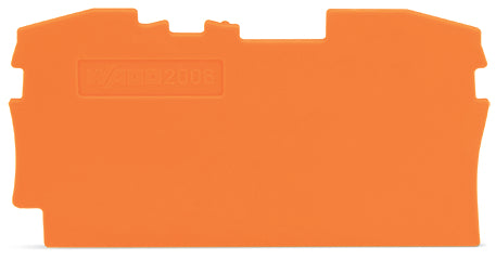 Wago Ende Und Zwischenplatte 1mm Orange - 2006-1292 [20 Stück]